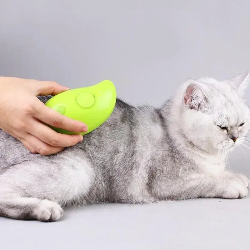 Cat Steam Brush Steamy Dog Brush 3 in 1 Electric Spray