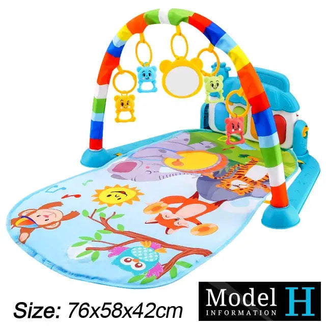 Baby Fitness Stand Music Play Gym Activity Toys