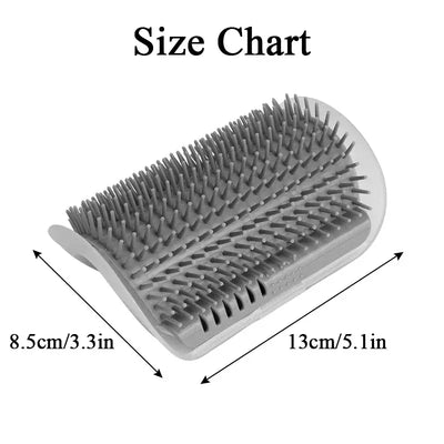 Soft Cat Corner Massage Self-beauty Device Catnip Cat Grooming Brush Face Comb Pet Grooming Supplies Products Home Garden