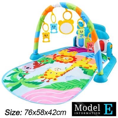 Baby Fitness Stand Music Play Gym Activity Toys