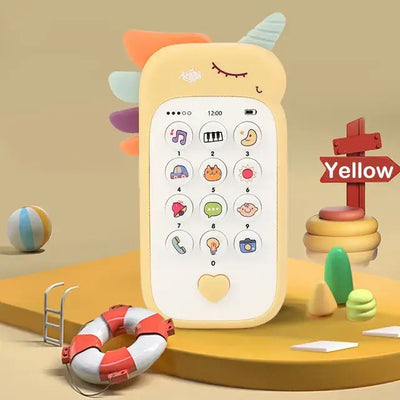 Baby Phone Toy Music Sound Telephone Sleeping Toys with Teether Simulation Toys Phone