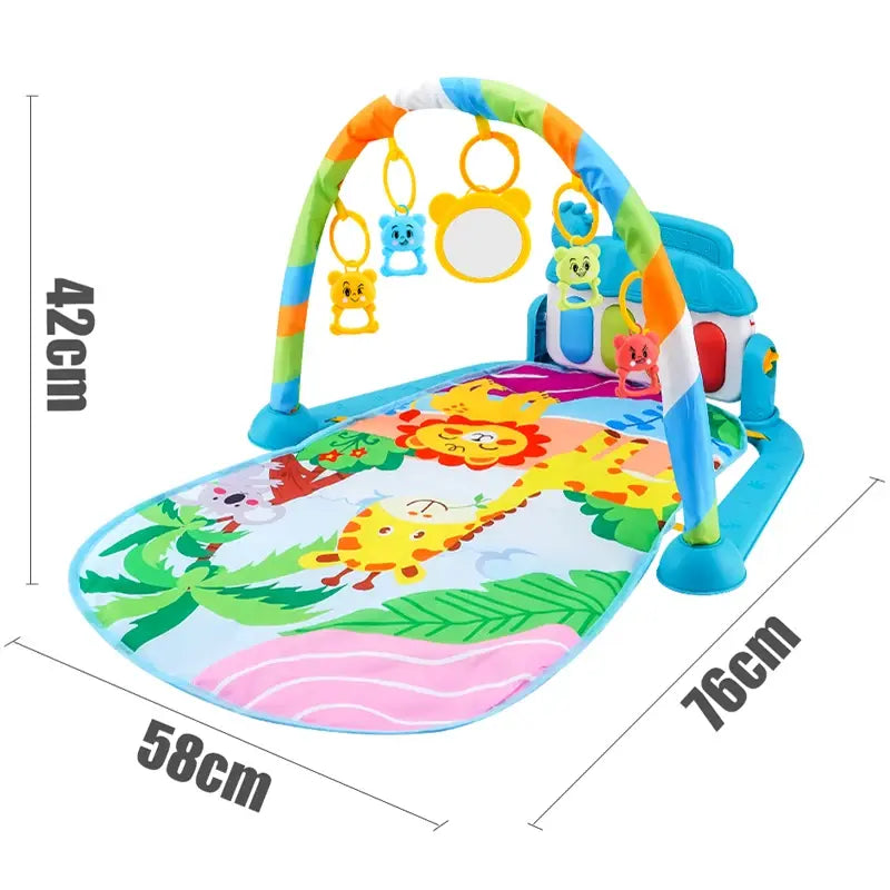 Baby Fitness Stand Music Play Gym Activity Toys