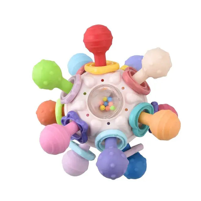 Baby Toys 0 12 Months Rotating Rattle Ball Grasping