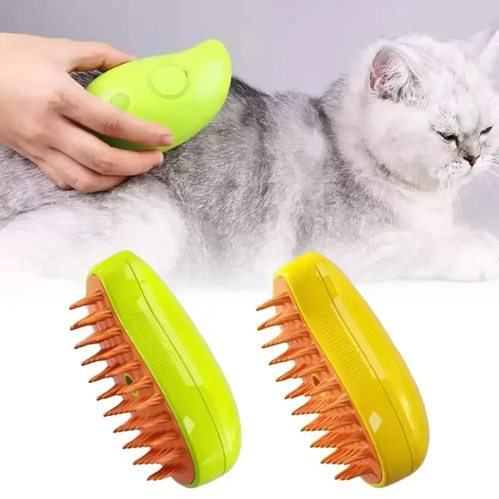 Cat Steam Brush Steamy Dog Brush 3 in 1 Electric Spray