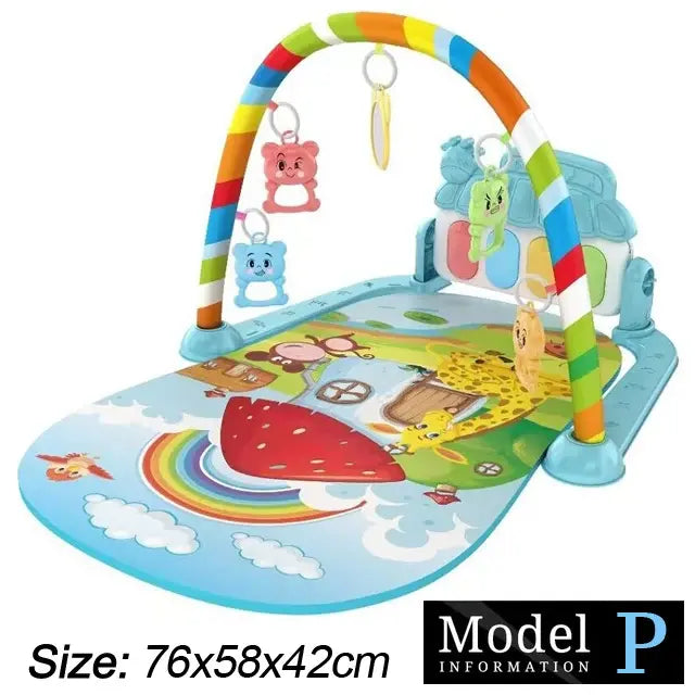 Baby Fitness Stand Music Play Gym Activity Toys